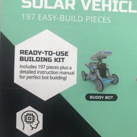 Discovery Children Mindblown STEM 12-in-1 Solar Robot Creation 197-Piece Kit - Picture 3 of 12